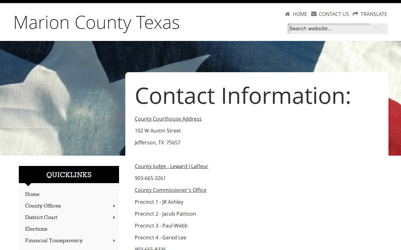 Marion County criminal court records office directory
